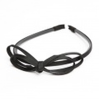 【あす着対応】お宮参り カチューシャ BH-005KA ヘアアクセサリー ブラック 黒 リボン 可愛い 髪飾り レディース 女性用 華やか【ゆうパケット対応】