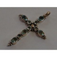 【クロスジュエリー】アクアマリン　a059