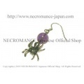 【ネクロマンス NECROMANCE】 アメジスト スパイダーピアス Amethyst Spider Pierce 紫水晶 蜘蛛