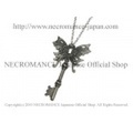 【ネクロマンス NECROMANCE】 シルバーバタフライキーネックレス Silver Butterfly Key Necklace ＜Silver / Single joint＞ 蝶々 鍵