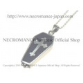 【ネクロマンス NECROMANCE】 シルバー棺桶クロスネックレス Silver Coffin Cross Necklace 棺桶 十字架 骸骨
