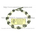 【ネクロマンス NECROMANCE】 ホワイトオニキス スカルブレスレット White Onyx Skull Bracelet 御守り 骸骨
