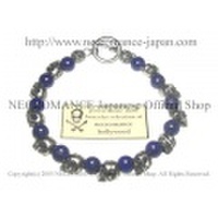 【ネクロマンス NECROMANCE】 ラピスラズリ スカルブレスレット Lapis lazuli Skull Bracelet 瑠璃 骸骨