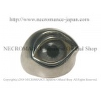 【ネクロマンス NECROMANCE】【数量限定】シルバーNEW義眼リング Silver New Eye Ring ＜グレー/Gray＞ 目玉