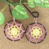 【メール便OK】ドリームキャッチャー・ピアス（全10種類）