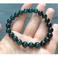 【鑑別書付】宝石級☆本物のインディゴライトトルマリンSAupの7.7〜8.1mmブレスレット / 10月 【天然石・パワーストーン】