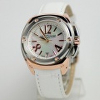 【国内正規品】サントノーレ『オスマン・レディ』（白+白シェルPGPｘ革/クォーツ）腕時計7660706BYAR