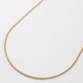 【送料無料】【日本製】【フリーサイズ】18金(Ｋ18)ネックレス 2面カット キヘイ/喜平 チェーン 50cm 4.0g スライドチェーン　2028-NG13