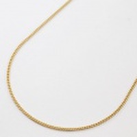 【送料無料】【日本製】【フリーサイズ】18金(Ｋ18)ネックレス 2面カット キヘイ/喜平 チェーン 50cm 4.0g スライドチェーン　2028-NG13