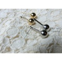 ◆Accessory◆Simple ball pierce 【ゆうパケット可!!】