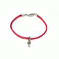 ＫＺブレスレット ＣＨクロスチャーム レッド