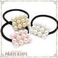 エレガント パール ＆ ラインストーン ポニー パリスキッズ本店 原宿 pariskid’s 公式 通販 安い josim