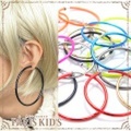 カラー フープ 【 60mm 】 イヤリング ノンホール アンピアス パリスキッズ本店 原宿 pariskid’s 公式 通販 安い colpo