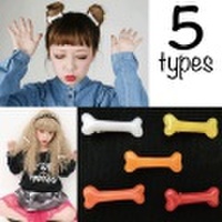 グミ ボーン クリップ ヘアアクセサリー ヘアクリップ やみかわいい ロック パンク 原宿 ハロウィン zipper KERA 660311