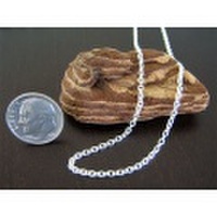 シルバー925 2mm幅アズキチェーン40cm　CL060/#40