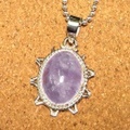 シルバー925 アメジスト ハンドメイドペンダントトップ ST-247