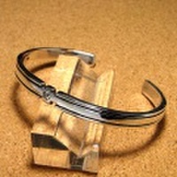 シルバー925 クロスバングルMen’s 3-030