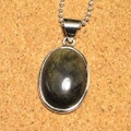 シルバー925 ゴールデンオブシディアン ハンドメイドペンダントトップ ST-288