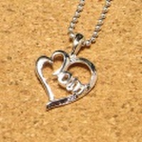 シルバー925 ハートペンダントトップ5-504