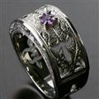 シンセッティックアレキサンドライトシルバーリング