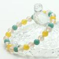 ジェムケリーローズクォーツブレスレット