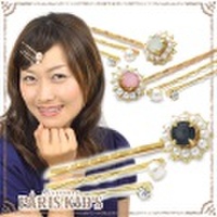 ジュエル パール の３本セットヘアピン パリスキッズ本店 原宿 pariskid’s 公式 通販 安い ymgir