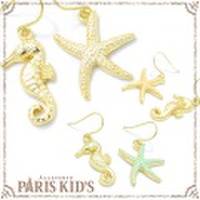 スターフィッシュ ＆ シーホース ピアス パリスキッズ本店 原宿 pariskid’s 公式 通販 安い hrtrd