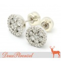 ダイヤ ピアス K18WG D:0.99【18金ホワイトゴールド】【ダイヤモンド】