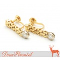 ダイヤモンド イヤリング 750YGWG(K18YGWG) [18金]