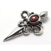 ダガーデザイン・リリーシルバーペンダント/p100