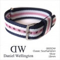 ダニエル ウェリントン DANIEL WELLINGTON 替ベルト 0805DW シルバー 18mm幅 CLASSIC SOUTHAMPTON クラシック サウザンプトン