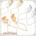ツイスト ダイヤ ライン イヤリング パリスキッズ本店 原宿 pariskid’s 公式 通販 安い josim