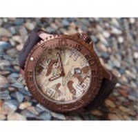 トレアッカ イタリア 3H ITALIA 腕時計 TC04 メンズ ラバーベルト 替ベルト付き