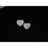 ハートピアス（シルバー）