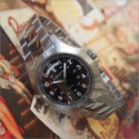 ハミルトン HAMILTON 腕時計 H64451133 カーキ キング メタルベルト メンズ クォーツ