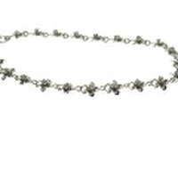 ハワイアンジュエリー ミニプルメリア 変色防止加工 ロジュームコーティング ブレスレット