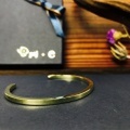 バングル 刻印無料 真鍮 brass mf bangle （ブラス mfバングル　） 　[メール便可]