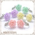 パステル カラー ローズ イヤリング パリスキッズ本店 原宿 pariskid’s 公式 通販 安い ymgir