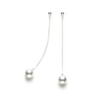 ファーストパール/ワンパールロングピアス6.0〜6.5mm
