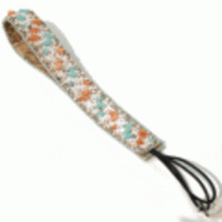 ブランド-Deepa Gurnaniヘアアクセサリー◆WB739クラッシュストン＆ビーズヘアバンド◆エメラルドグリーン