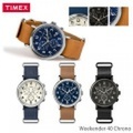 プレゼント付 タイメックス TIMEX 腕時計 weekender40 ウィークエンダー クロノグラフ レザー