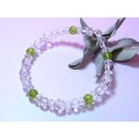 ペリドットシンプルデザインブレス