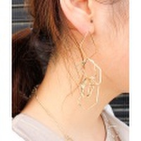 ペンタゴンパーツピアス/2カラー