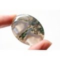 モスアゲート【14】　天然石ルース・カボション（36×27mm）