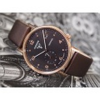 ユンカース JUNKERS 腕時計 6733-2QZ EISVOGEL クォーツ ブラウン