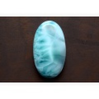 ラリマー　【22】天然石ルース・カボション（34×19mm）