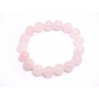 ローズクオーツ12ｍｍ丸玉ブレスレット
