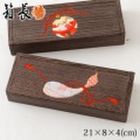 桐の収納箱　アクセサリーケース（小）時代仕上　箱長の桐工芸品　Accessory case of Paulownia, Hakocho