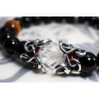 四つの蛇開運金運虎目腕飾り