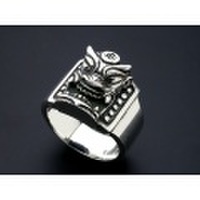 守護梵字入り・鬼瓦リング